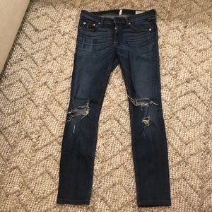 Rag and bone jeans - distressed